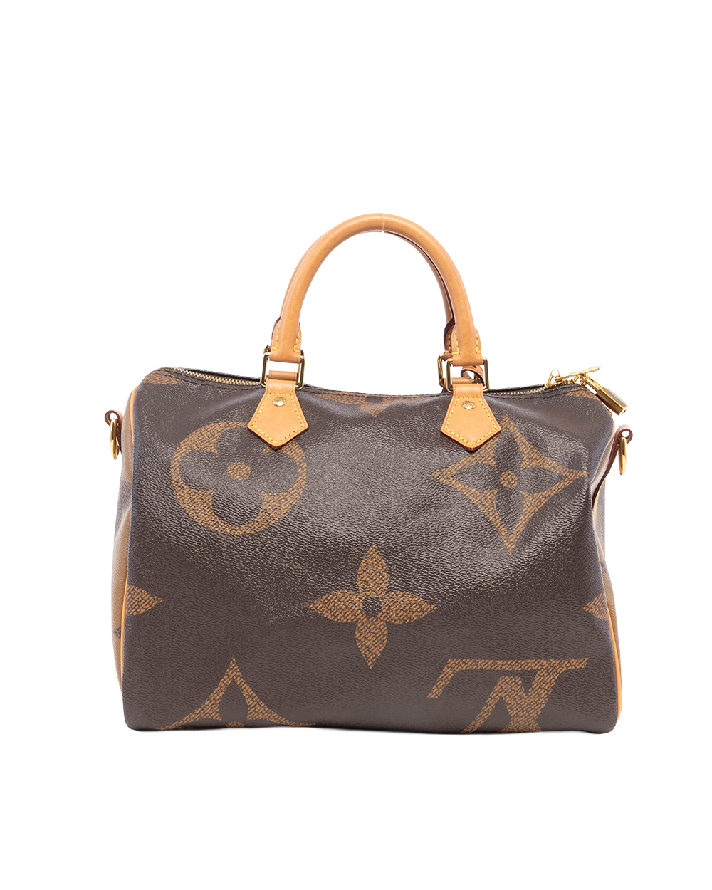 LV SPEEDY 30 BROWN MONOGRAM REVERSE GHW MICROCHIP 1466