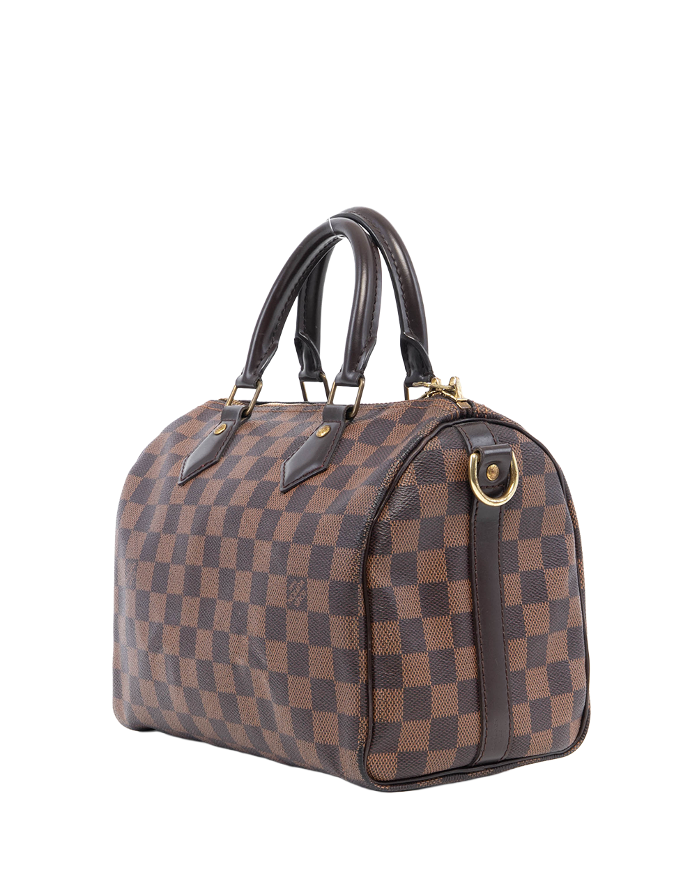 LV SPEEDY BAND 25 BROWN DAMIER CANVAS GHW MB3155 09264