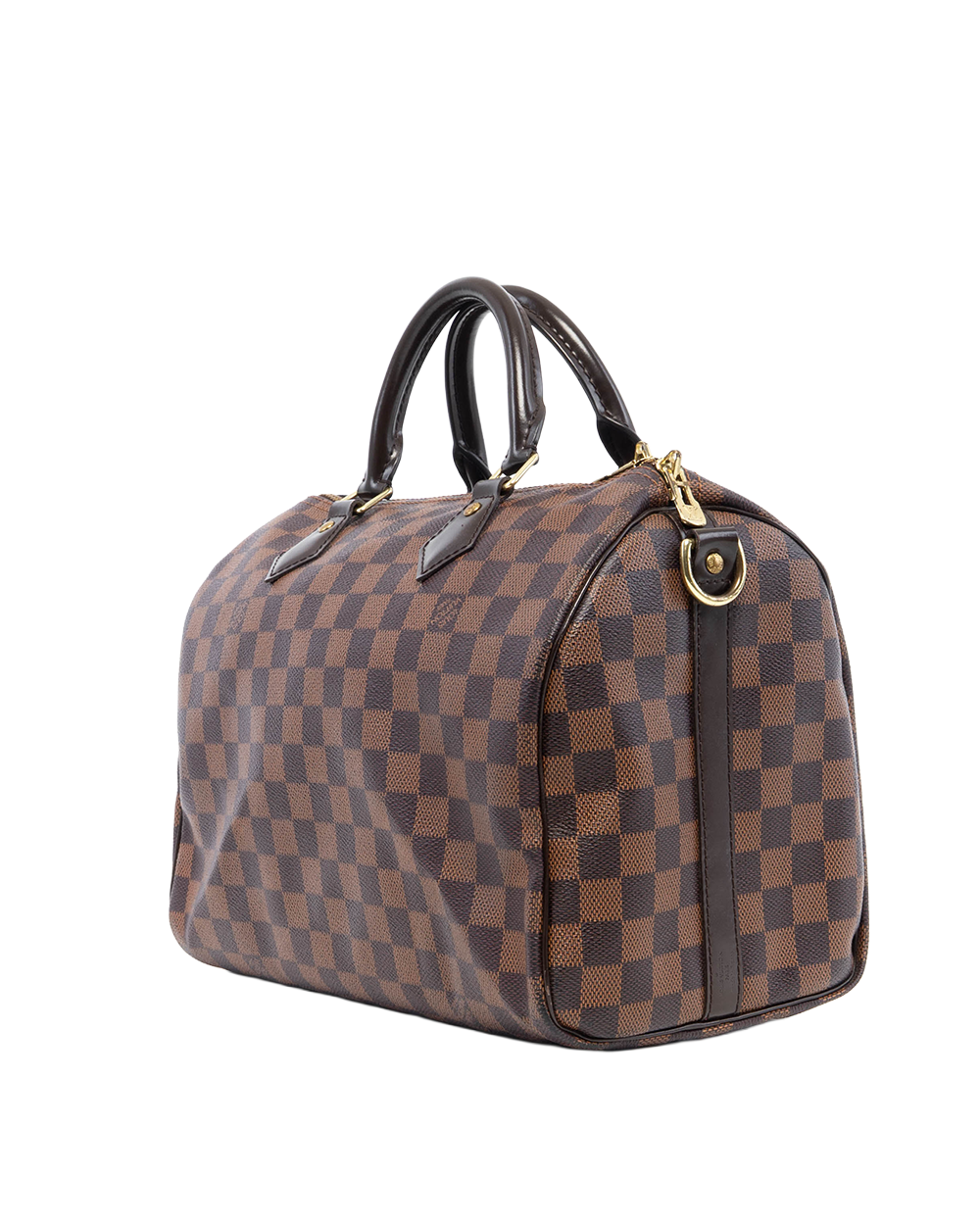 LV SPEEDY BAND 30 BROWN DAMIER CANVAS GHW CT2105 82787