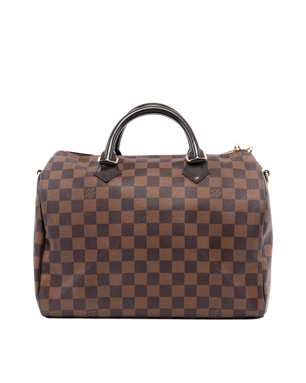 LV SPEEDY BAND 30 BROWN DAMIER CANVAS GHW CT2105 82788