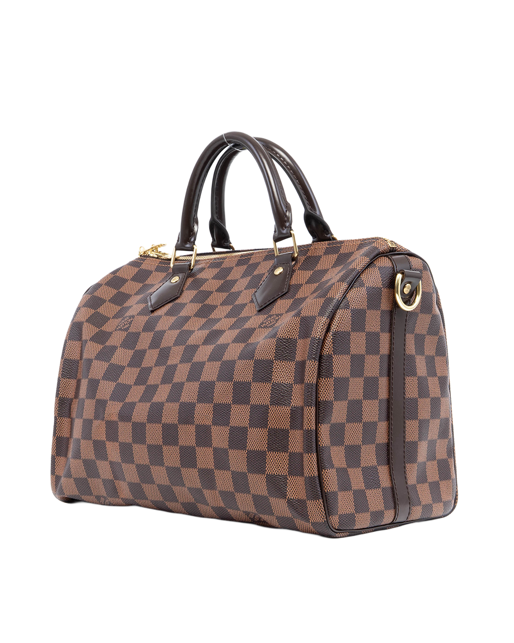 LV SPEEDY BAND 30 BROWN DAMIER CANVAS GHW CT3195 00242