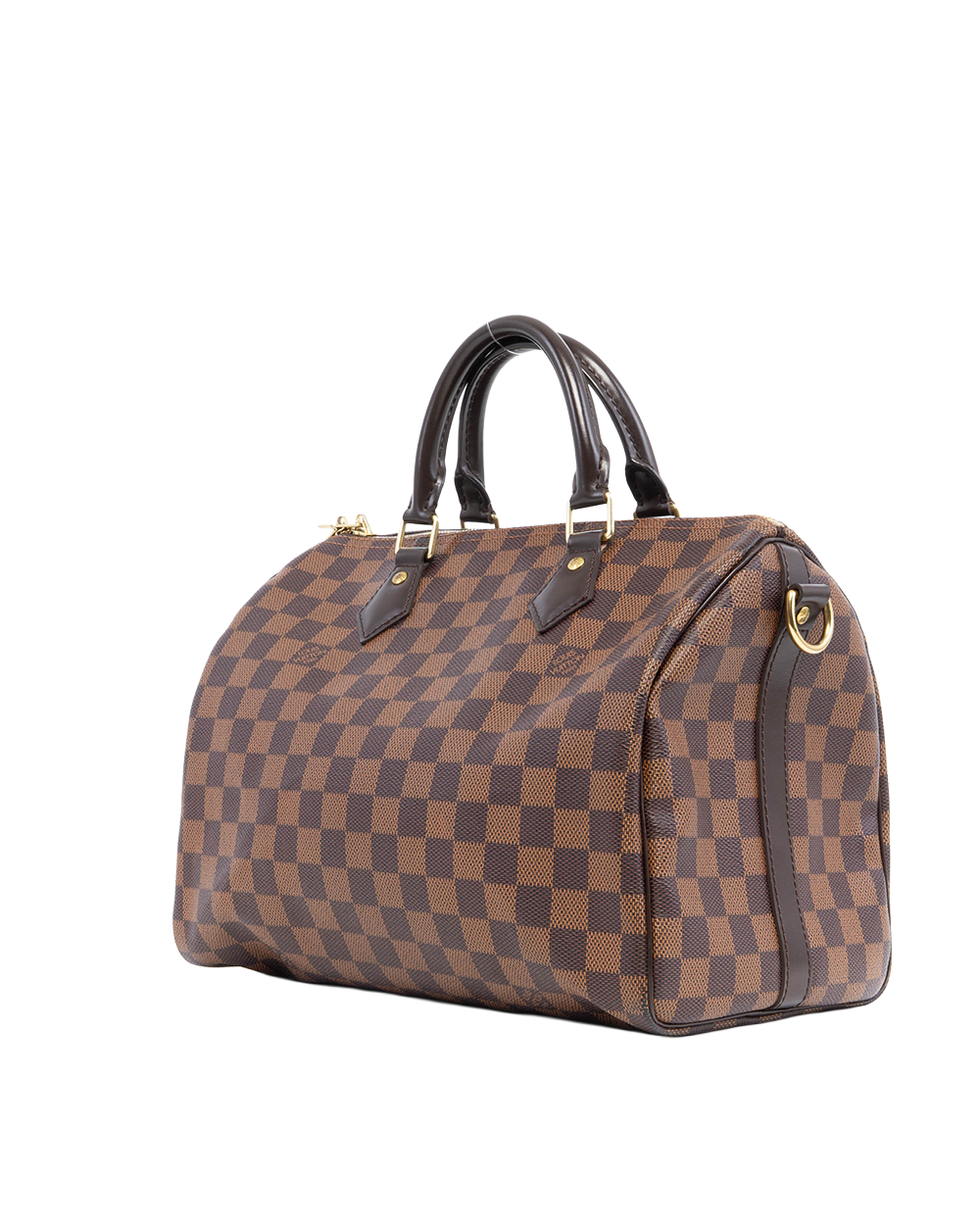 LV SPEEDY BAND 30 BROWN DAMIER CANVAS GHW MB4166 1146