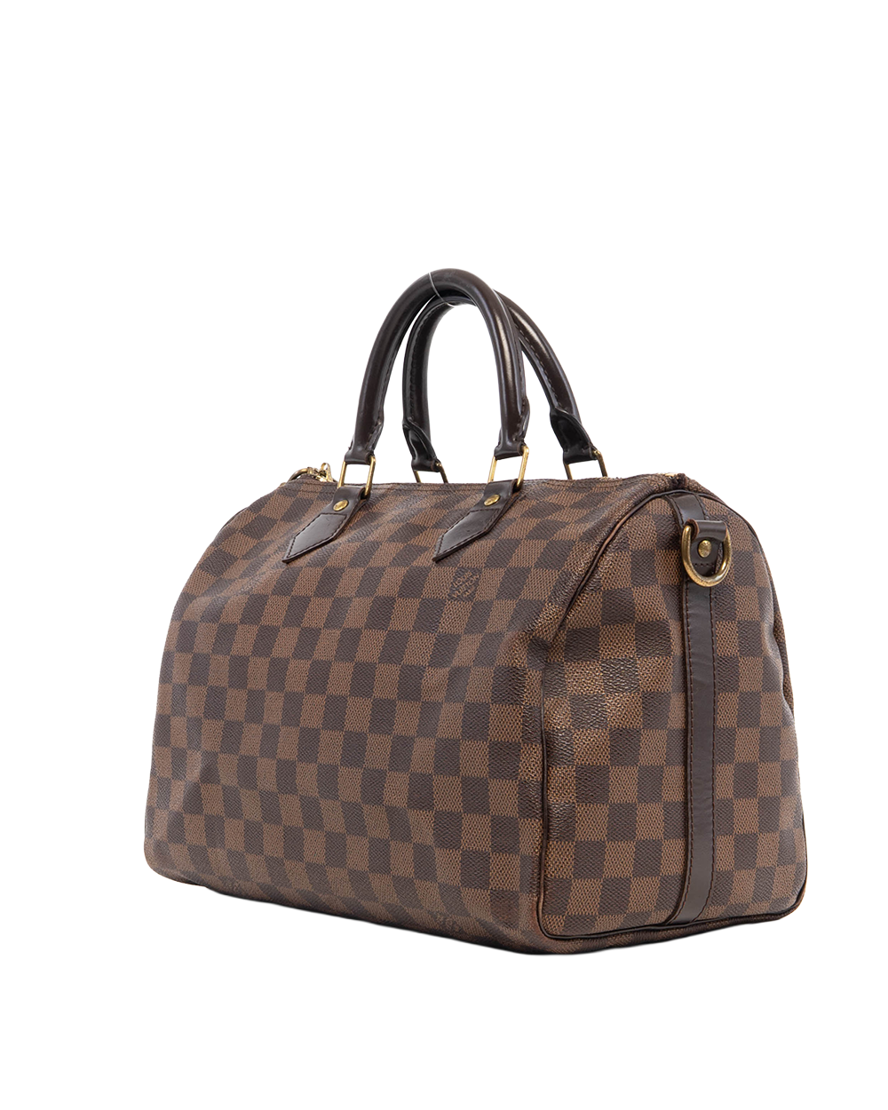 LV SPEEDY BAND 30 BROWN DAMIER CANVAS GHW SP1132 2952