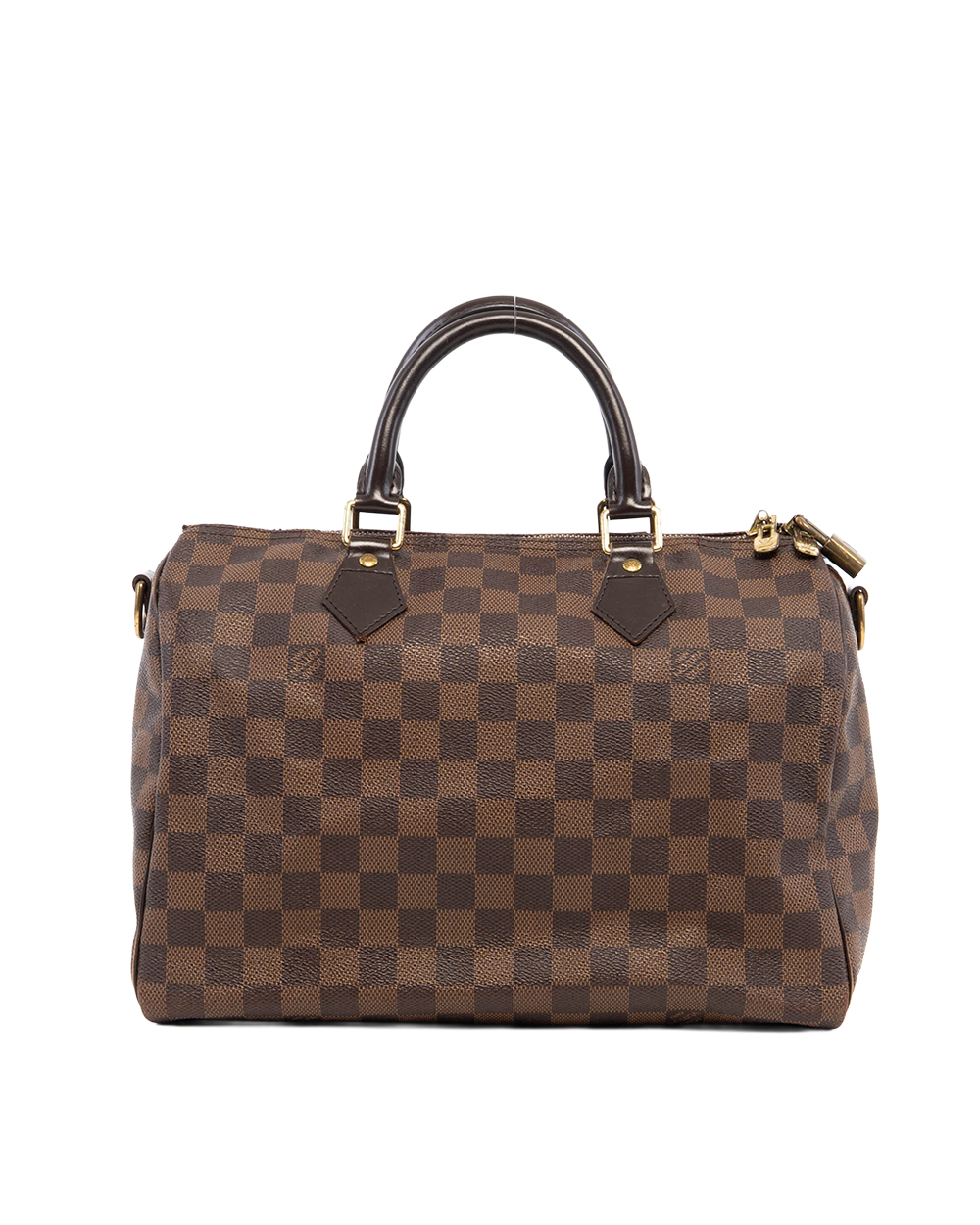 LV SPEEDY BAND 30 BROWN DAMIER CANVAS GHW SP1132 2954