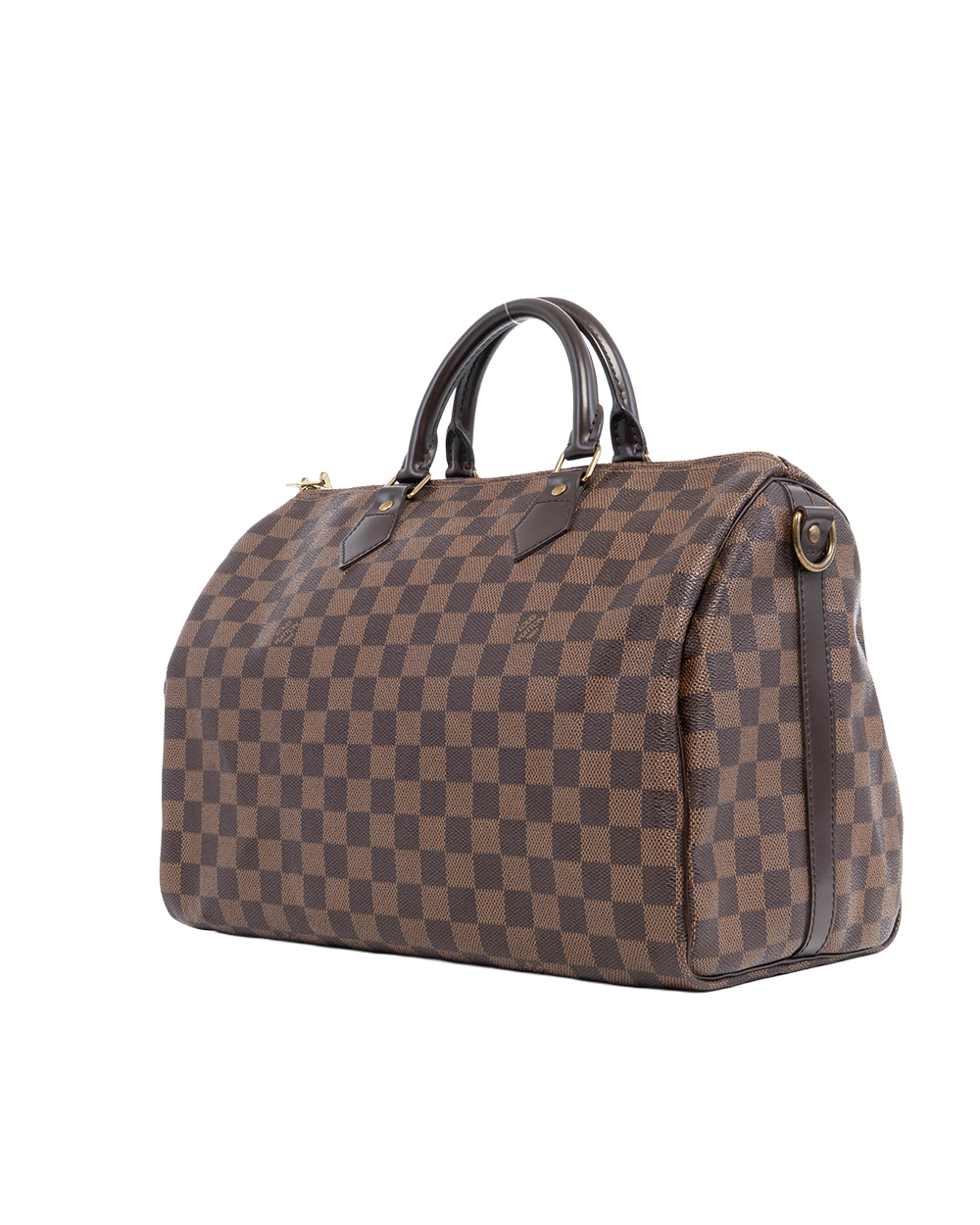 LV SPEEDY BAND 35 BROWN DAMIER CANVAS GHW SP1152 1177