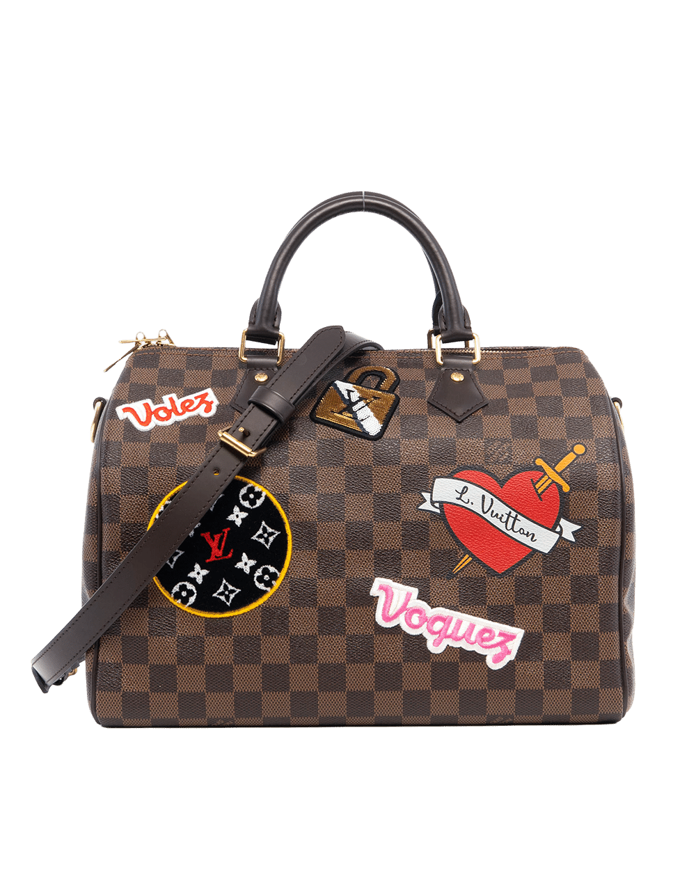 LV SPEEDY BAND LIMITED 30 EBENE DAMIER CANVAS GHW AA4118 00083
