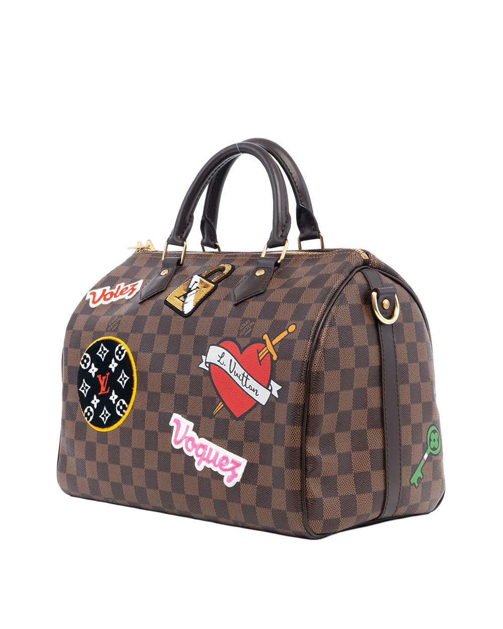 LV SPEEDY BAND LIMITED 30 EBENE DAMIER CANVAS GHW AA4118 00085