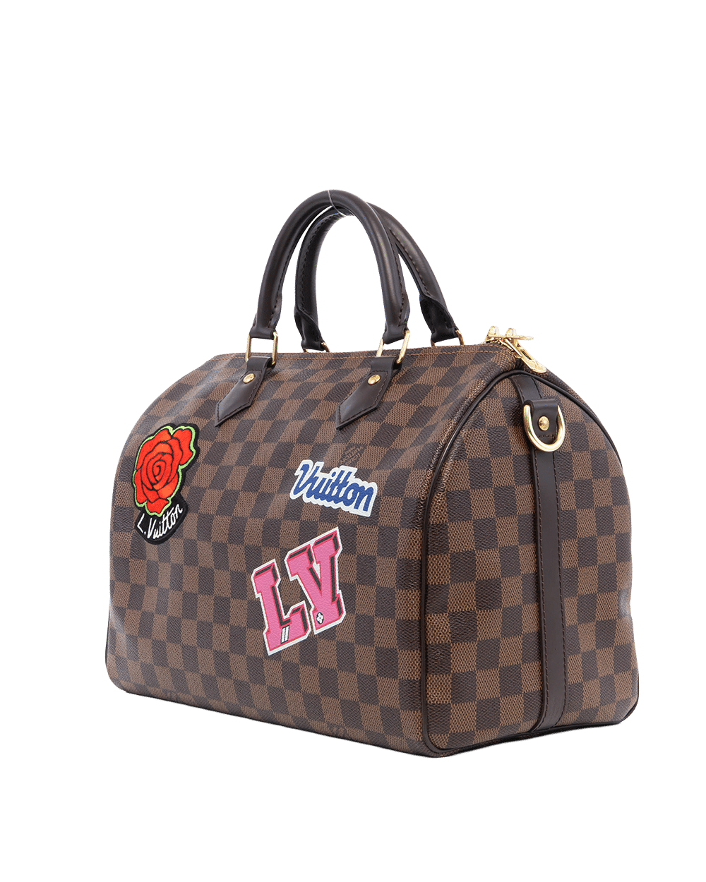 LV SPEEDY BAND LIMITED 30 EBENE DAMIER CANVAS GHW AA4118 00086