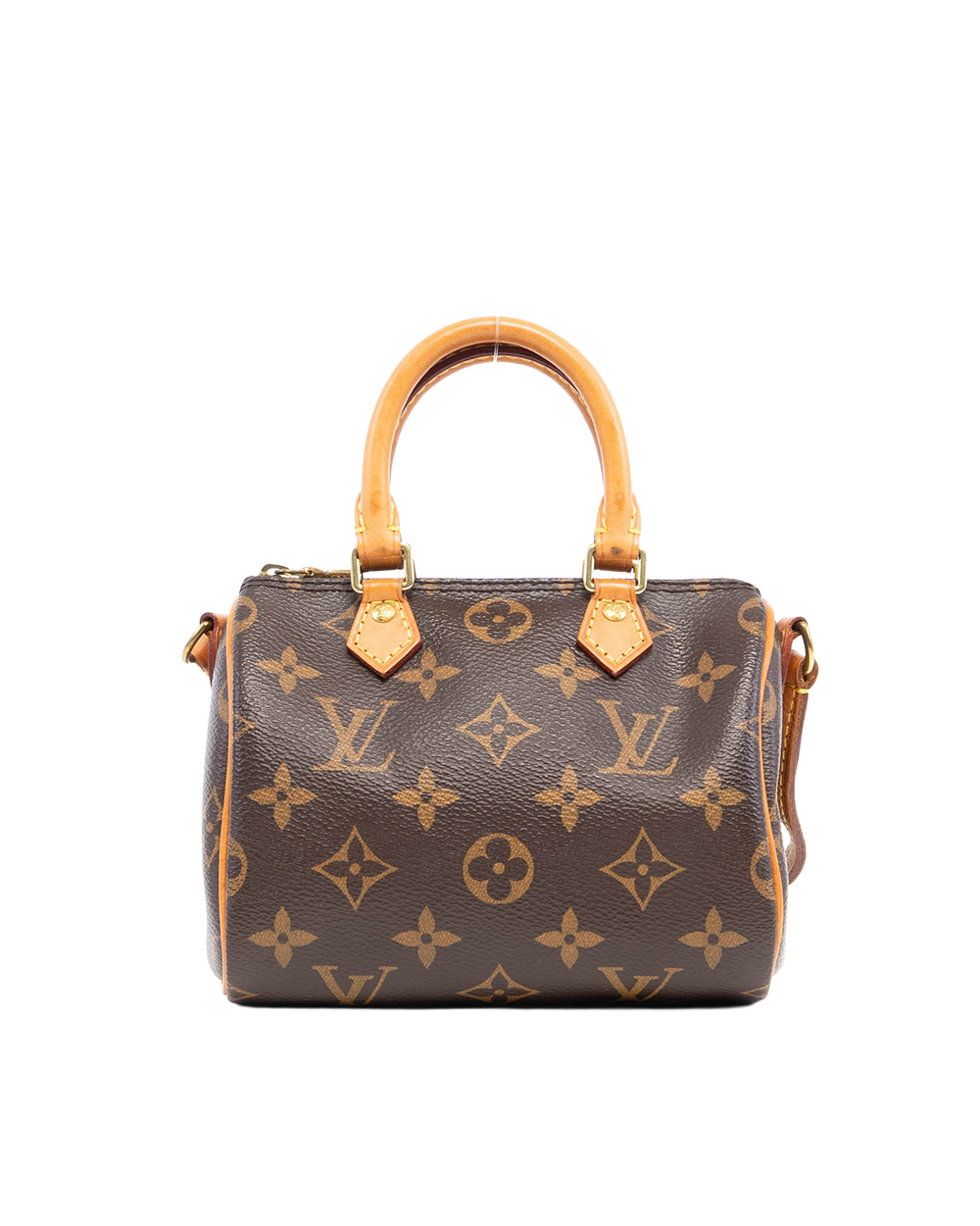LV SPEEDY BAND NANO BROWN MONOGRAM CANVAS GHW TB5118 1203