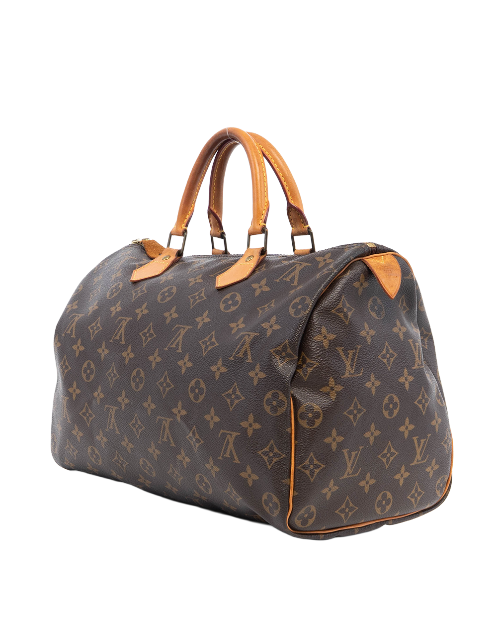 LV SPEEDY BROWN MONOGRAM CANVAS GHW DU2180 09245