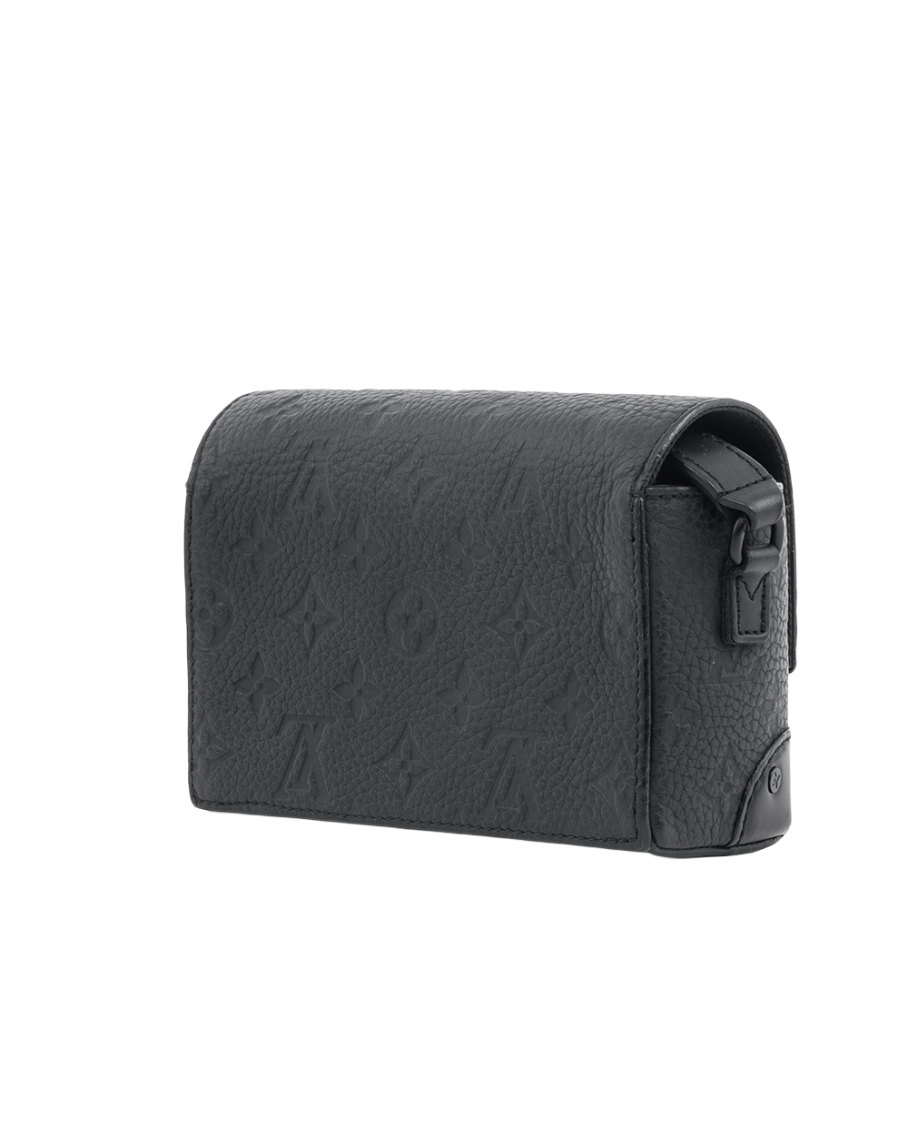 LV STEAMER BLACK MONOGRAM CALF BHW MICROCHIP 03530