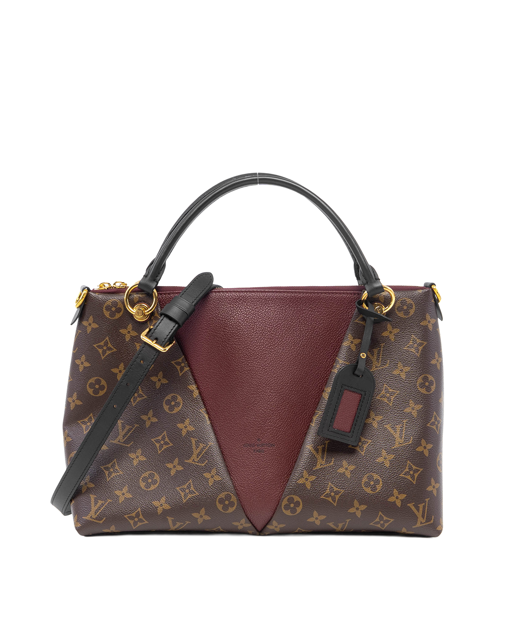 LV V TOTE MM BROWN MONOGRAM CANVAS GHW CA4118 7226