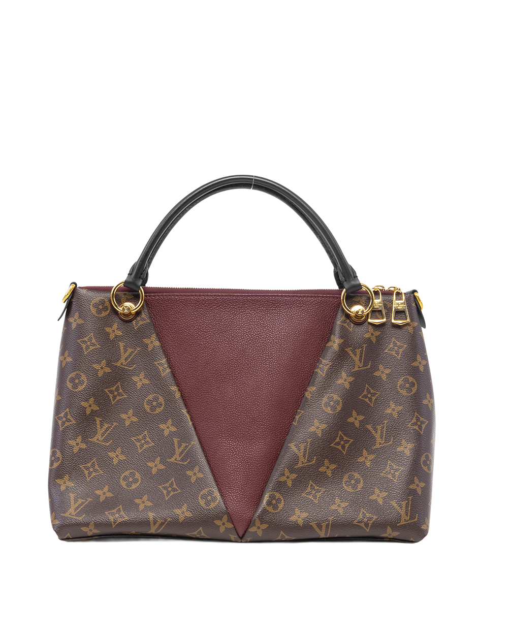 LV V TOTE MM BROWN MONOGRAM CANVAS GHW CA4118 7230