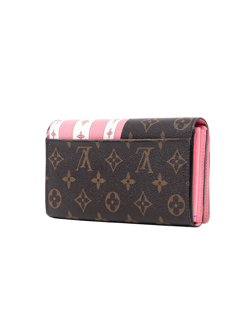 LV VIVIENNE SARAH WALLET LONG BROWN MONOGRAM CANVAS GHW CA3189 09109