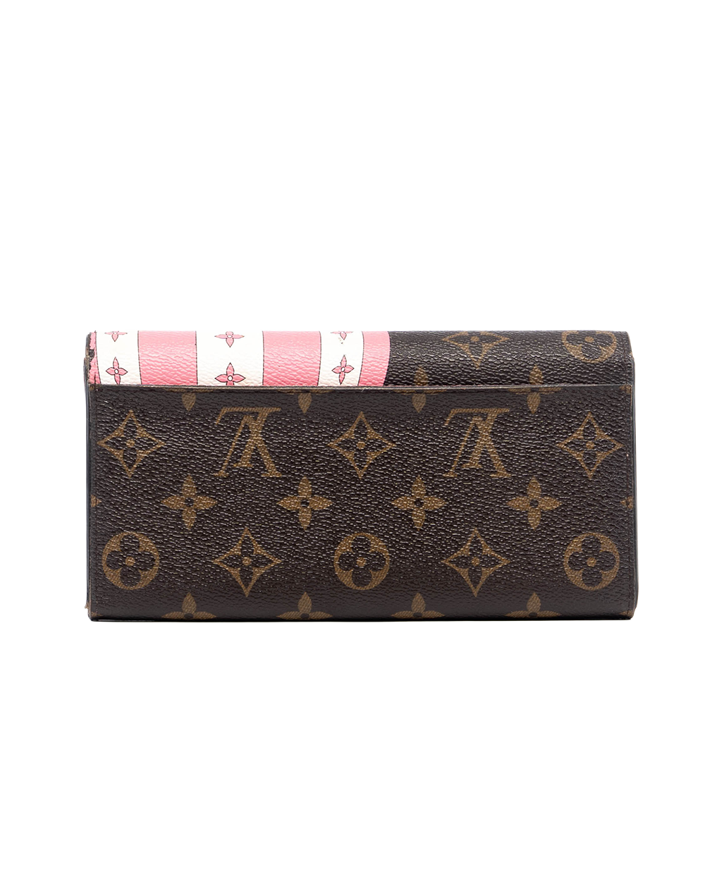 LV VIVIENNE SARAH WALLET LONG BROWN MONOGRAM CANVAS GHW CA3189 09110