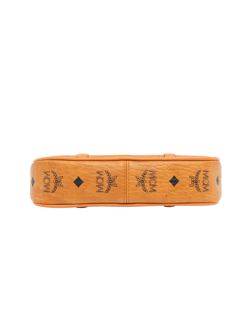 MCM AREN SHOULDER BAG BROWN CANVAS GHW MWSBAER01CO001 5224