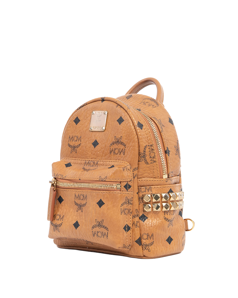 MCM BACKPACK MINI BROWN CALF GHW 04273