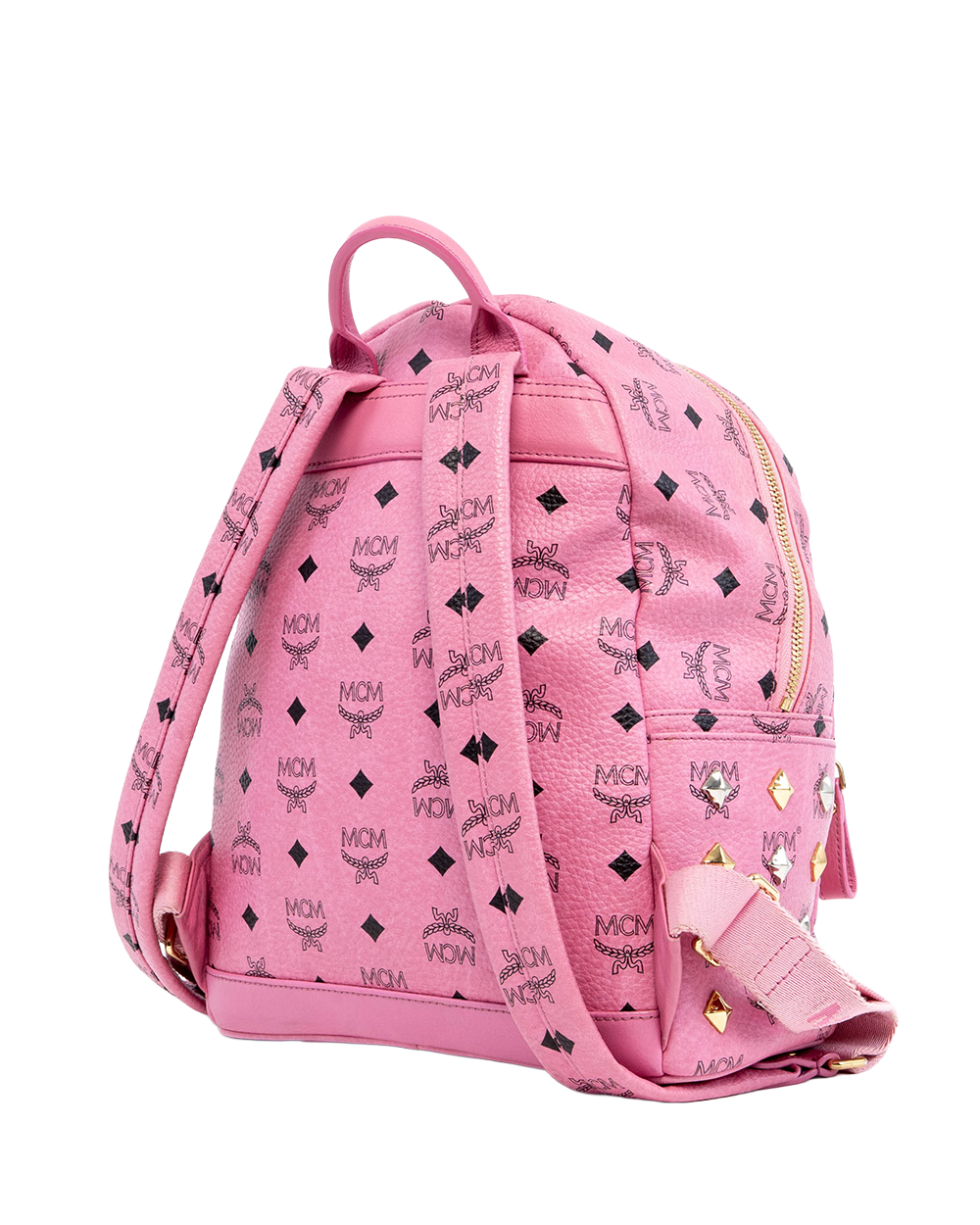 MCM BACKPACK ROCKSTUD SMALL BLACK CALF GHW MMK3AVE35PK001 1196