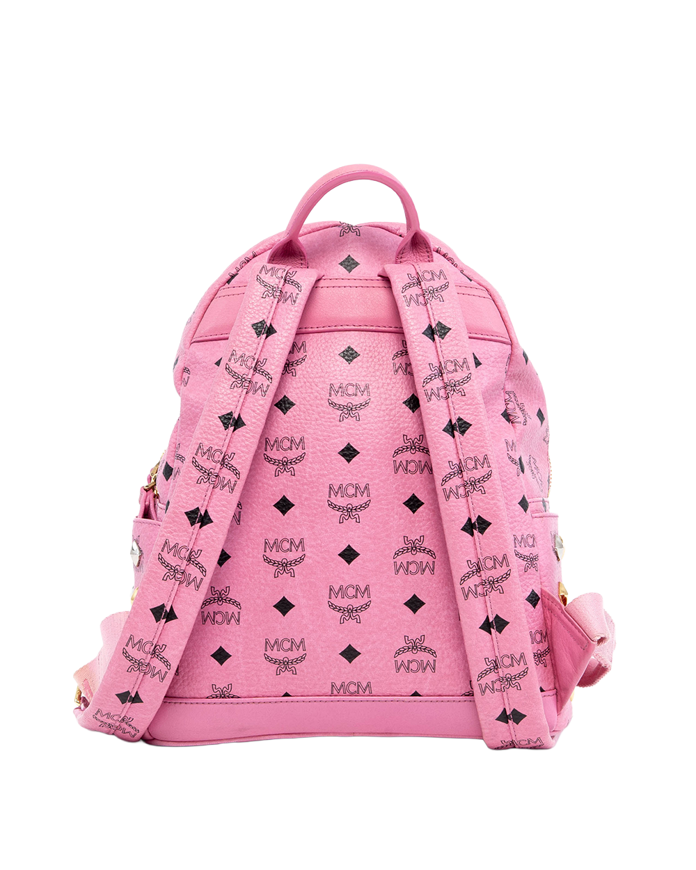 MCM BACKPACK ROCKSTUD SMALL BLACK CALF GHW MMK3AVE35PK001 1197