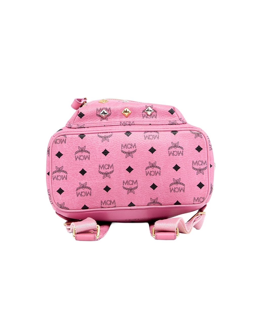 MCM BACKPACK ROCKSTUD SMALL BLACK CALF GHW MMK3AVE35PK001 1198