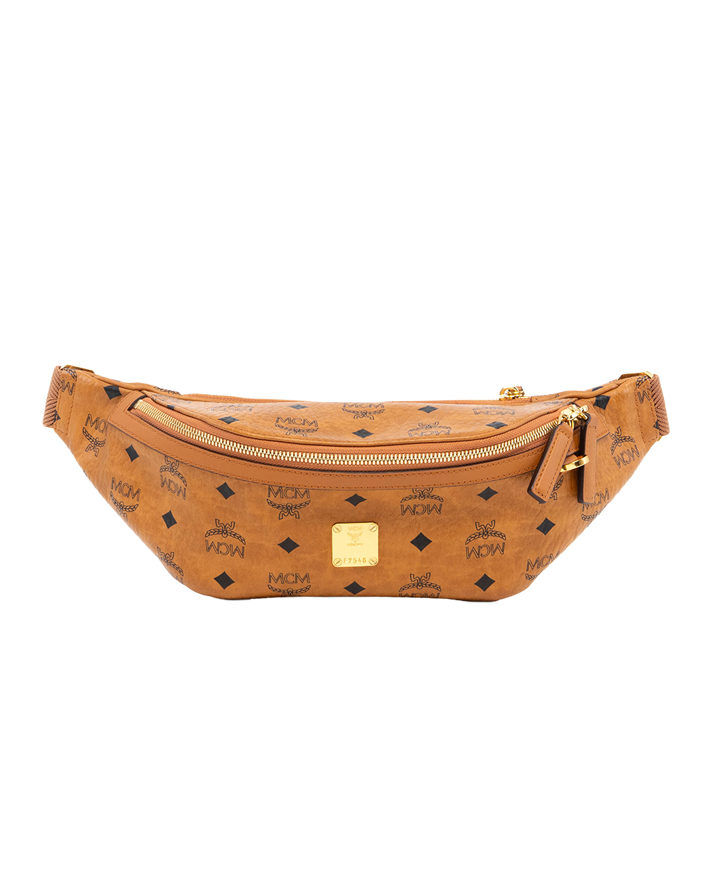 MCM FURSTEN BELT BAG BROWN CANVAS GHW MMZAAFI01CO001 2245