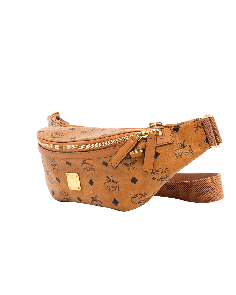 MCM FURSTEN BELT BAG BROWN CANVAS GHW MMZAAFI01CO001 2246