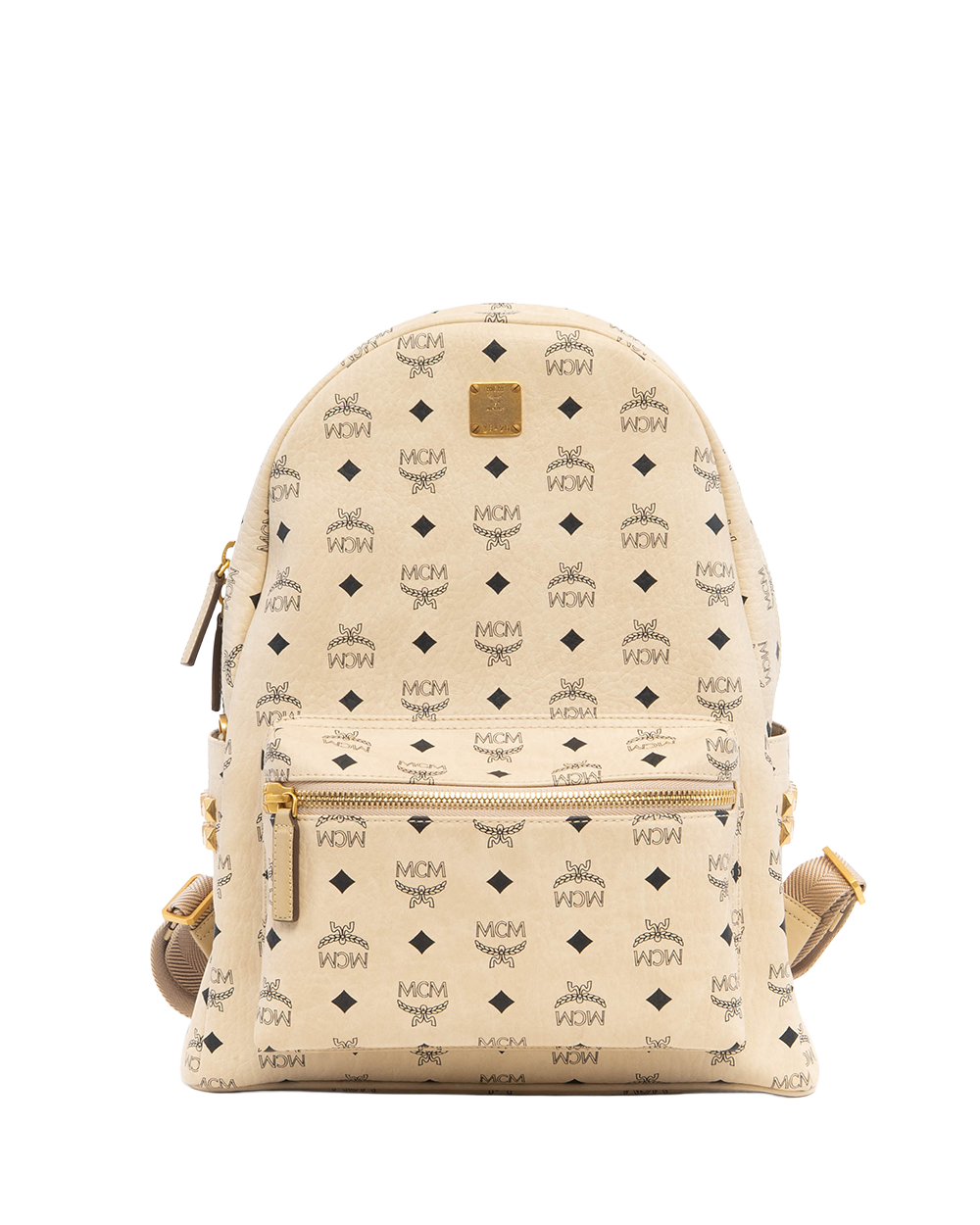 MCM STARK BACKPACK LARGE BEIGE CANVS GHW MMKAAVE09IB001 2928