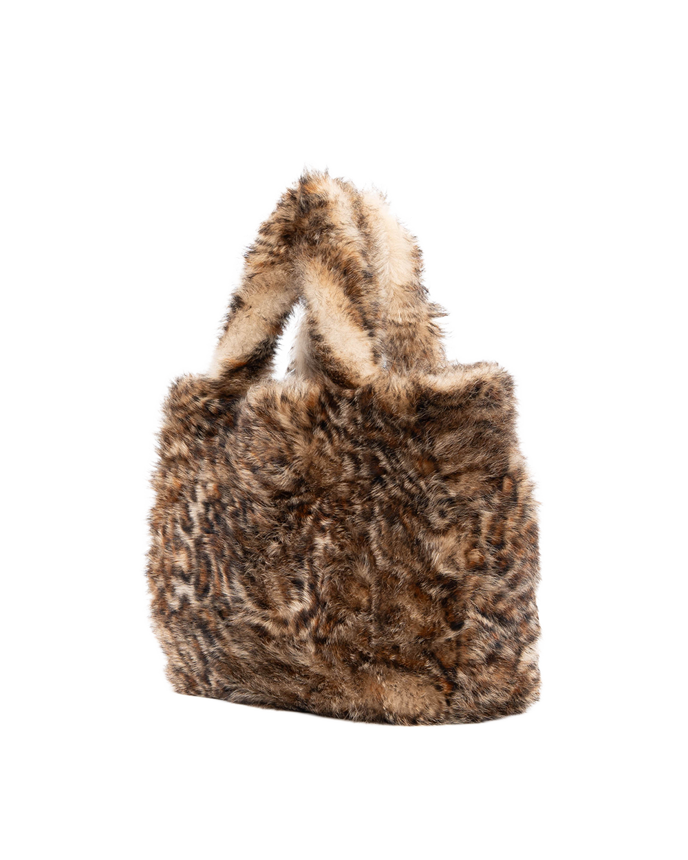 MIU MIU TOTE BAG BROWN MONTONE MACULAT GHW 5BG241 1321