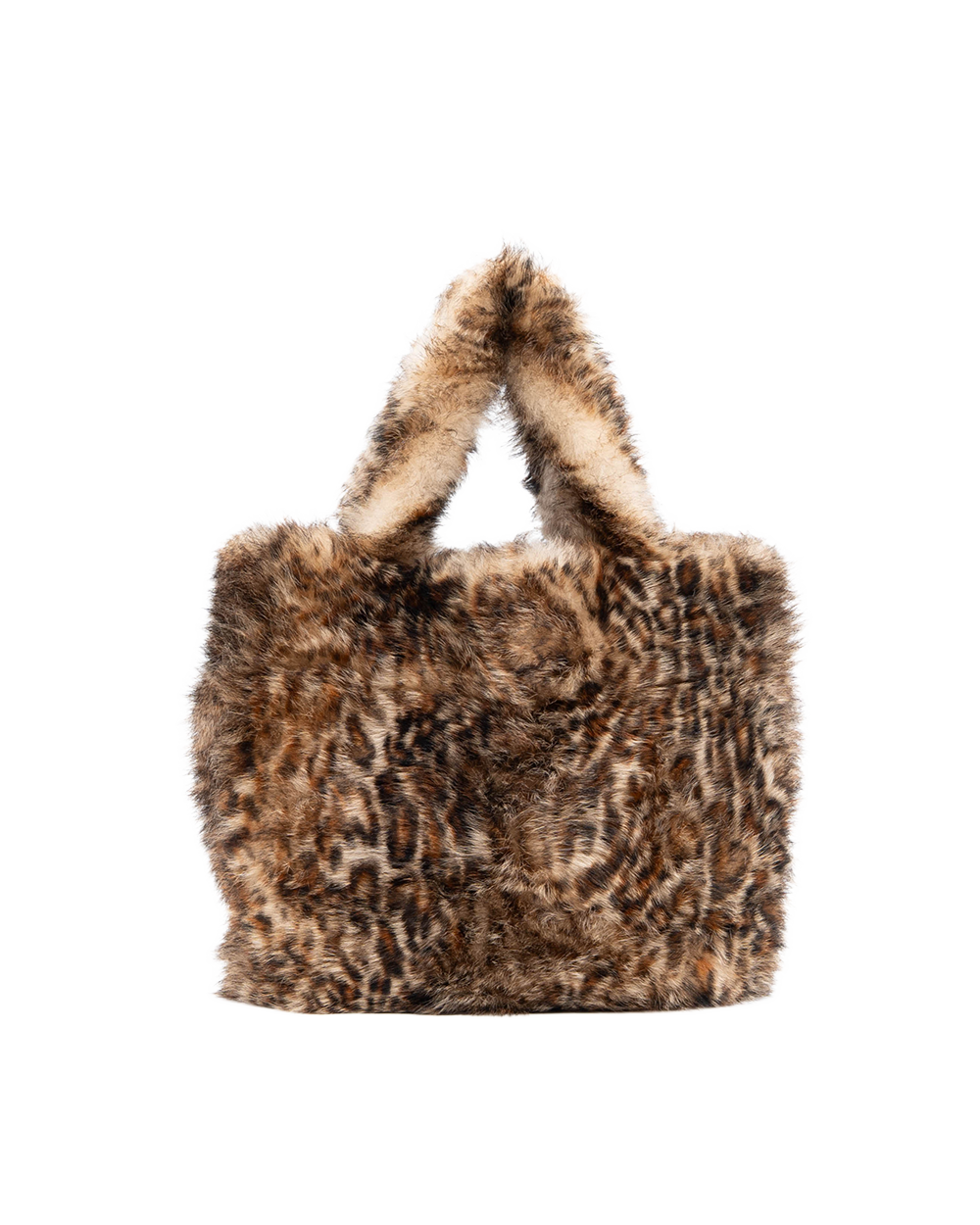 MIU MIU TOTE BAG BROWN MONTONE MACULAT GHW 5BG241 1322