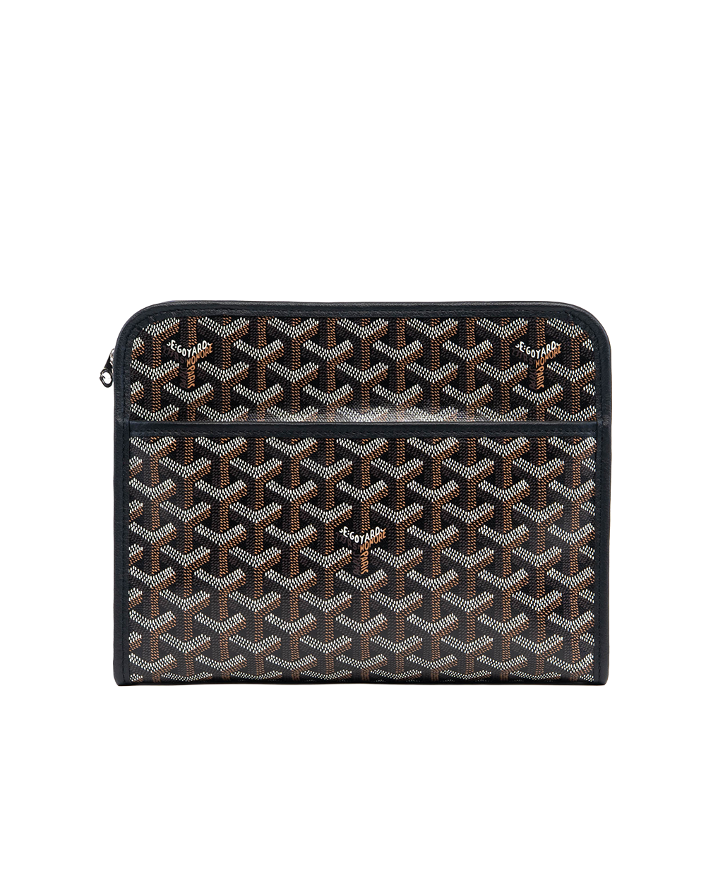 NEW GOYARD JOUVENCE TOILETRY MM BLACK CANVAS SHW ACM 120232 01182
