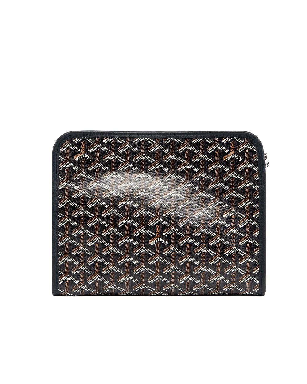 NEW GOYARD JOUVENCE TOILETRY MM BLACK CANVAS SHW ACM 120232 01185