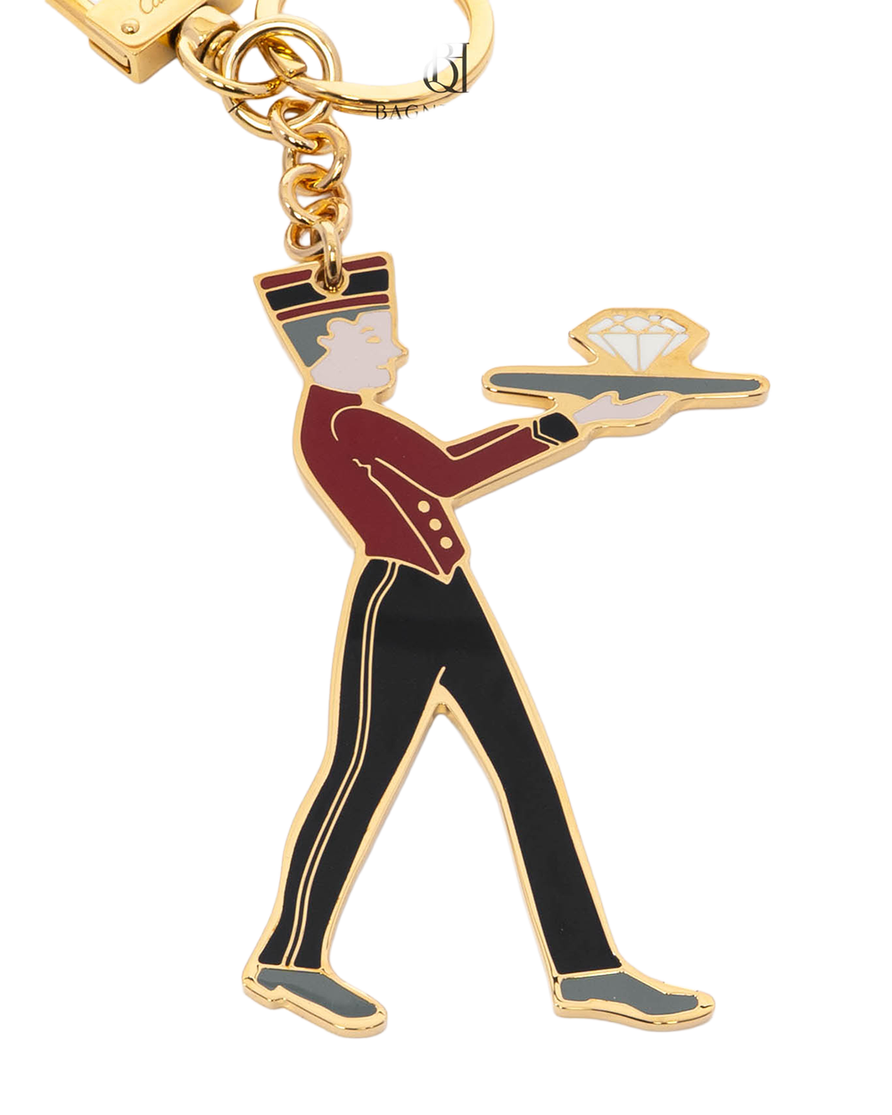 NEW HERES DIABOLO DE CARTIER BELBOY RED BLACK GHW 5242