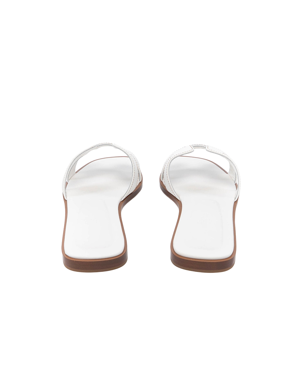 NEW HERMES ORAN SANDALS 37 WHITE R 0021056 Z 2404 05596