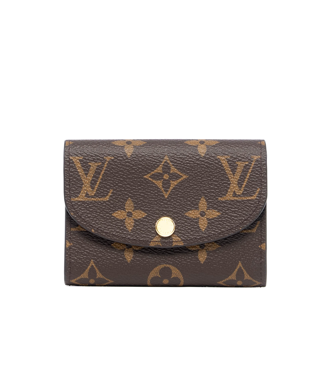 NEW LV ROSALIE SHORT BROWN MONOGRAM CANVAS GHW MICROCHIP 5095