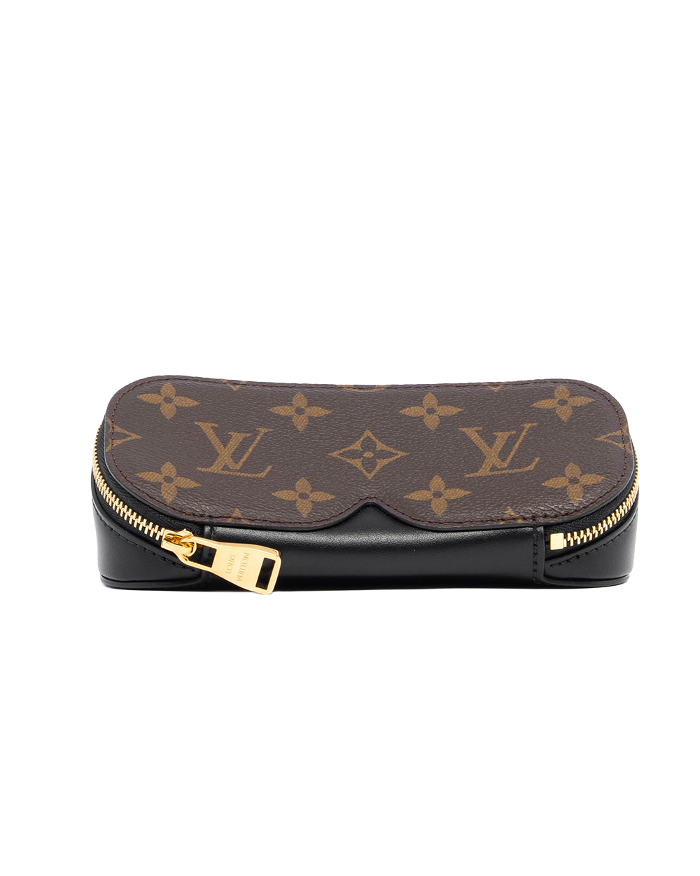 NEW LV SUNGLASSES POUCH GM BROWN BLACK MONOGRAM GHW MICROCHIP 7091