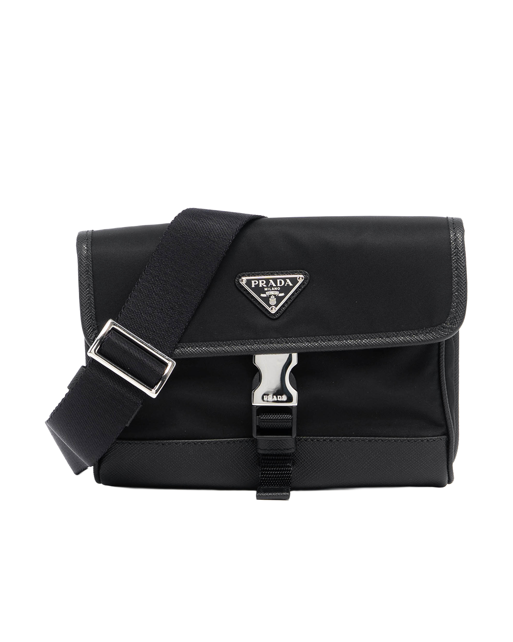 NEW PRADA SMARTPHONE HOLDER BLACK NYLON SHW 7168