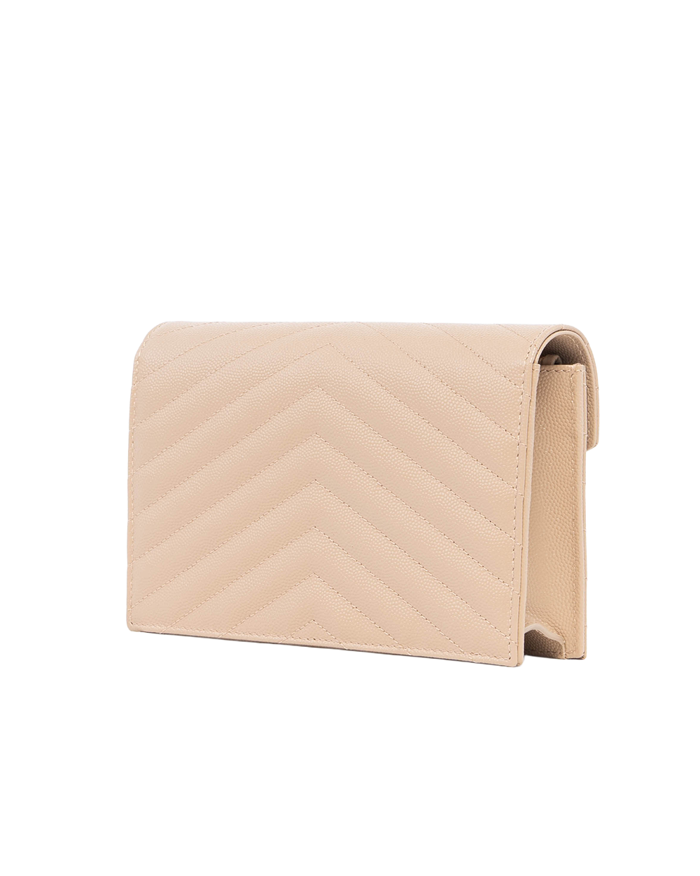 NEW YSL WOC 7.5 BEIGE CHEVRON GHW GUE 724920 0325 5185