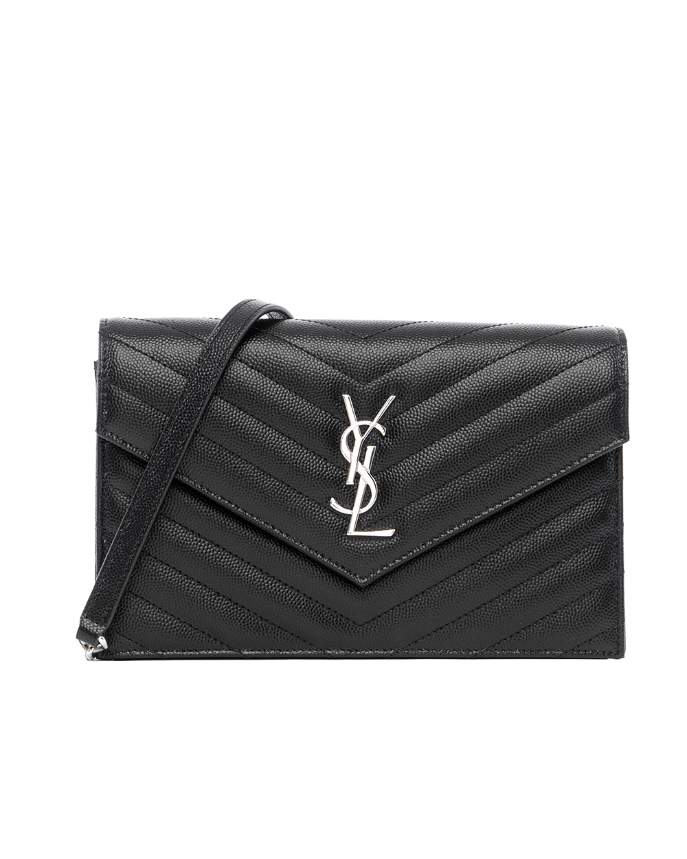 NEW YSL WOC 7.5 BLACK CHEVRON SHW BND 742920 0225 5198
