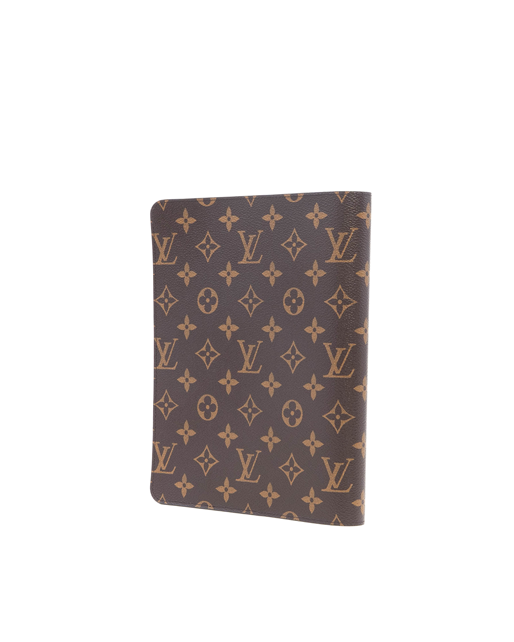 PAC LV BOOK COVER BROWN MONOGRAM CANVAS MICROCHIP 6064
