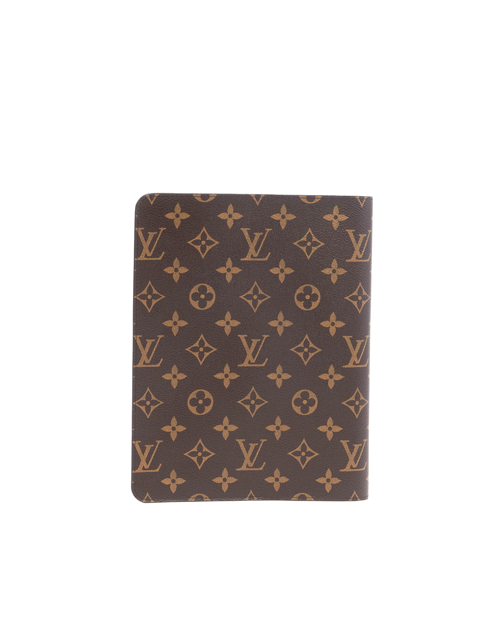 PAC LV BOOK COVER BROWN MONOGRAM CANVAS MICROCHIP 6065