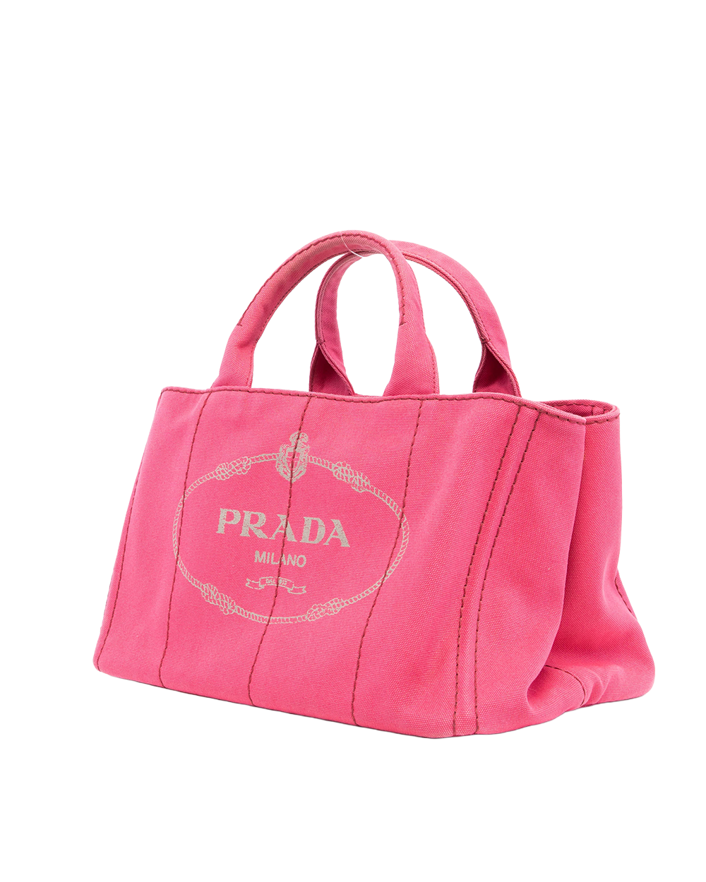 PRADA CANAPA TOTE PINK GHW 02408