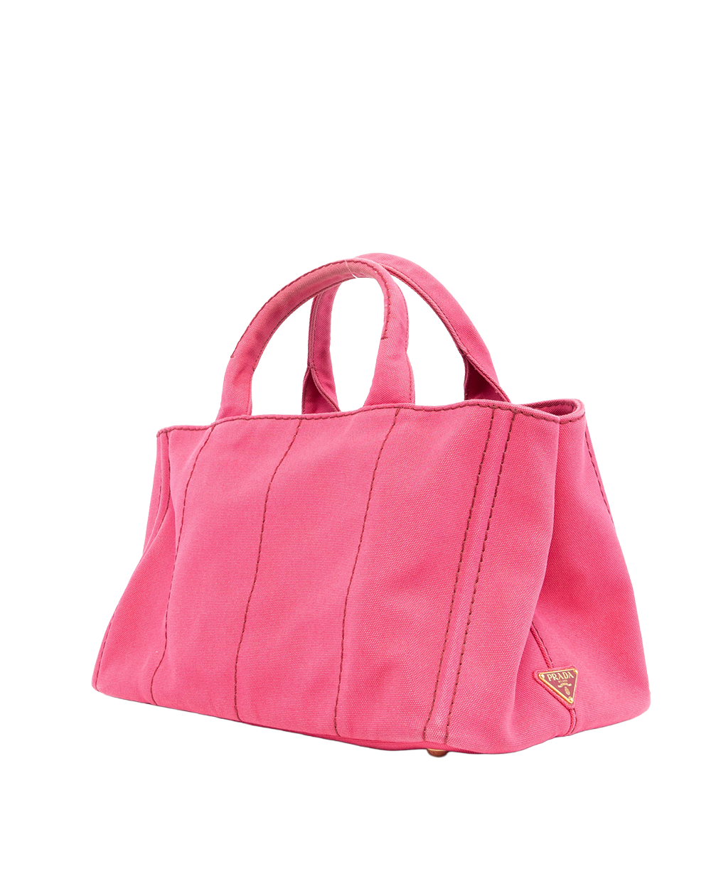 PRADA CANAPA TOTE PINK GHW 02409