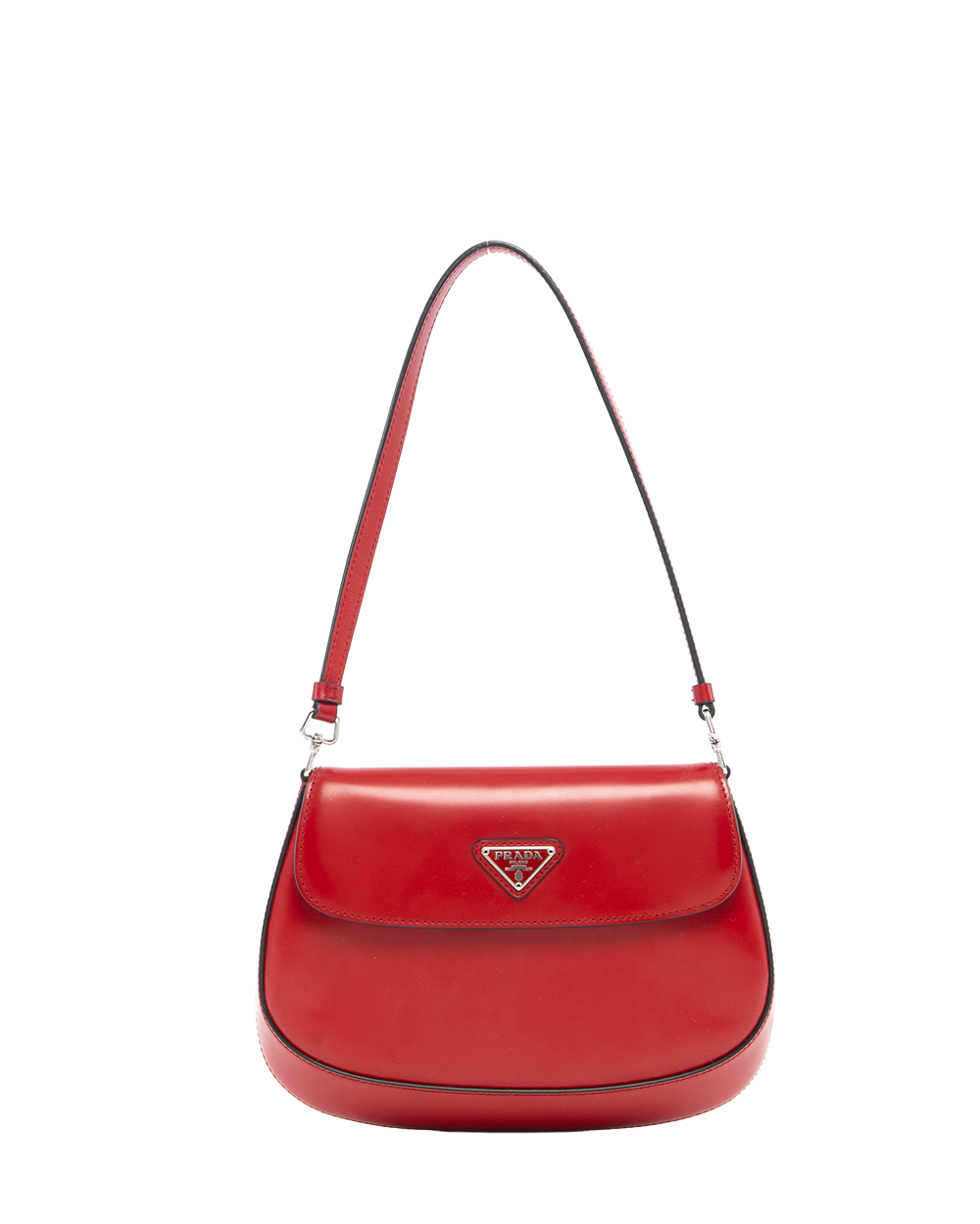 PRADA CLEO BRUSHED RED CALF SHW 82595