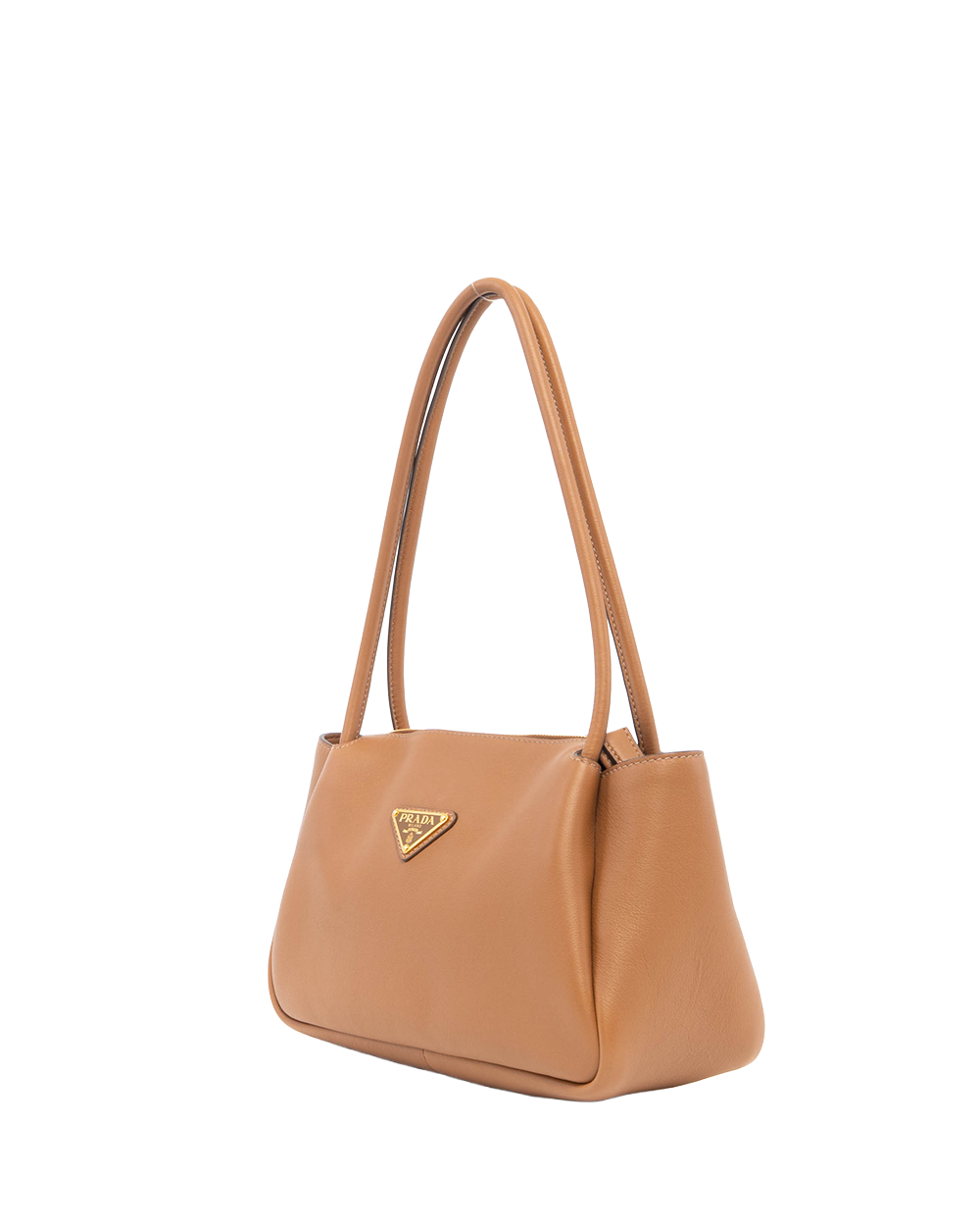 PRADA DARLING MEDIUM BROWN GRAIN LEATHER GHW 82584