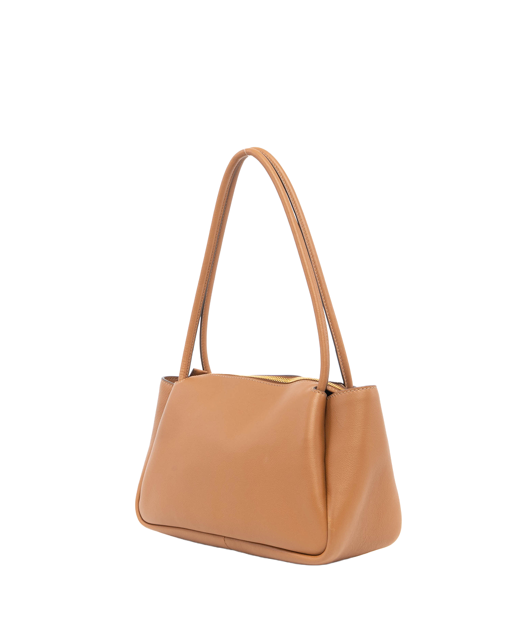 PRADA DARLING MEDIUM BROWN GRAIN LEATHER GHW 82585