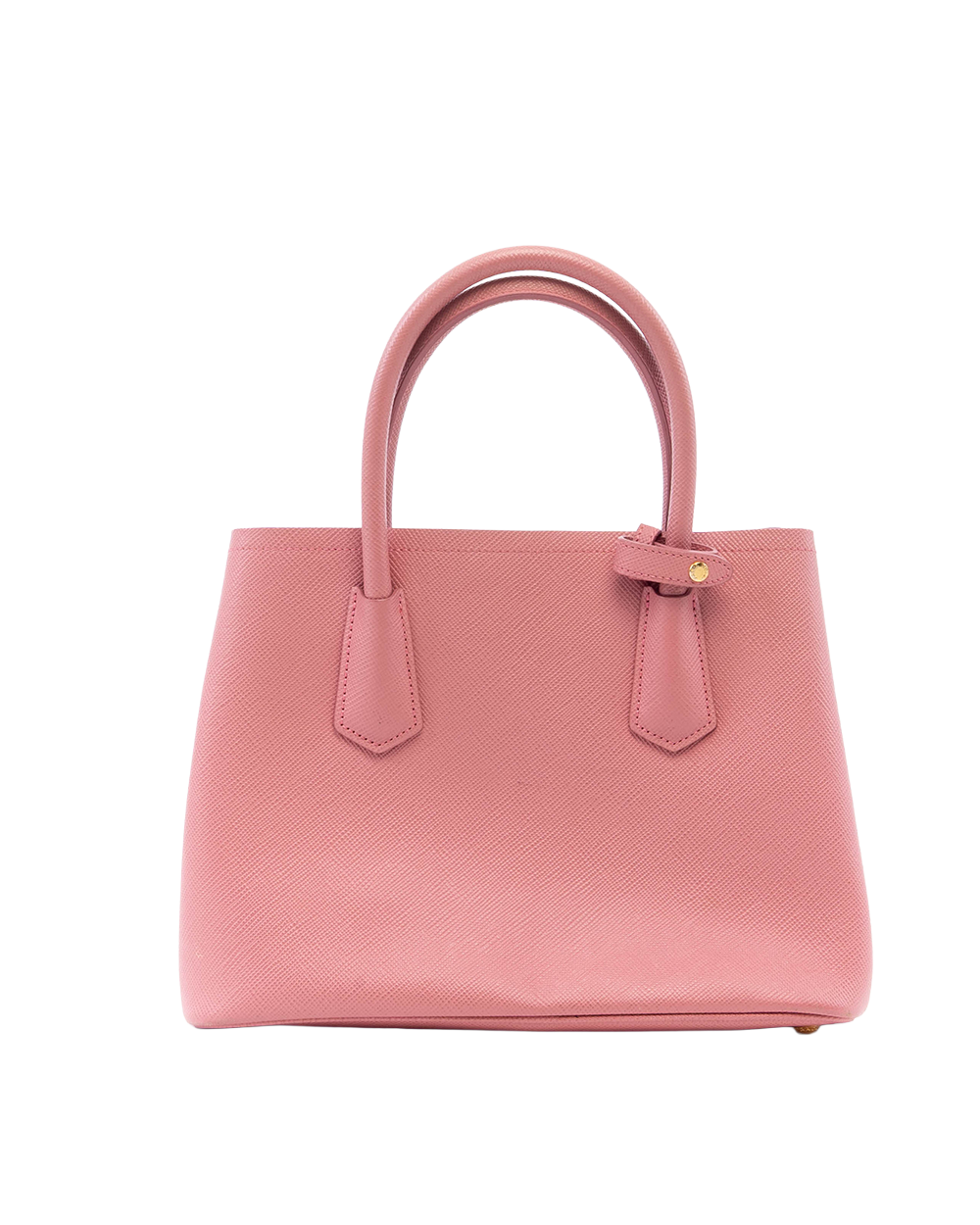 PRADA DOUBLE PINK SAFIANO GHW 0404