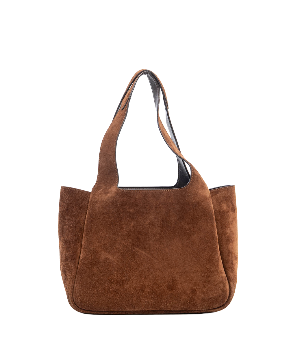 PRADA DYNAMIQUE MINI BROWN CALF SUEDE GHW 09122