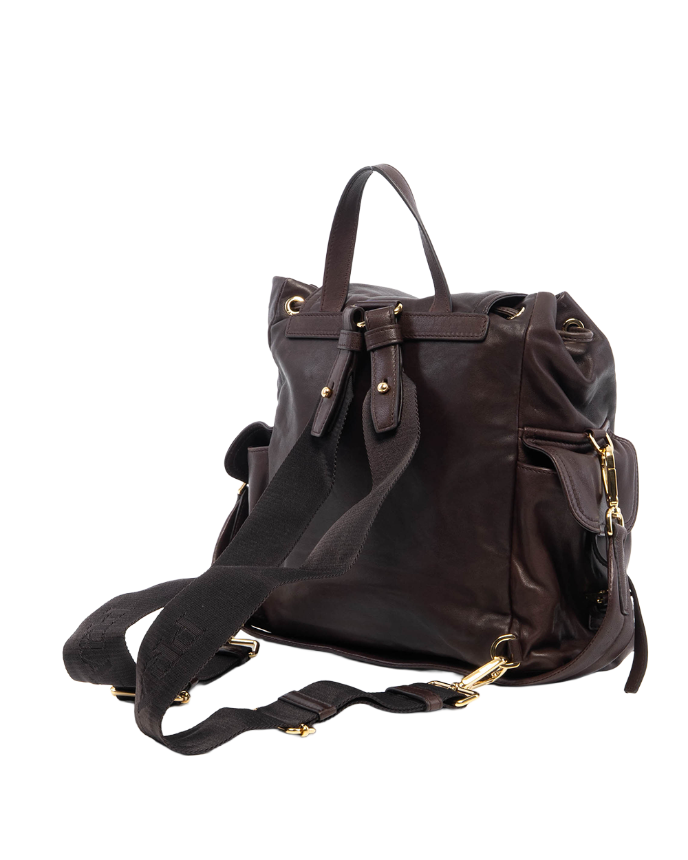PRADA EXPLORE BACKPACK MEDIUM BROWN SIENNA CALF GHW 82507