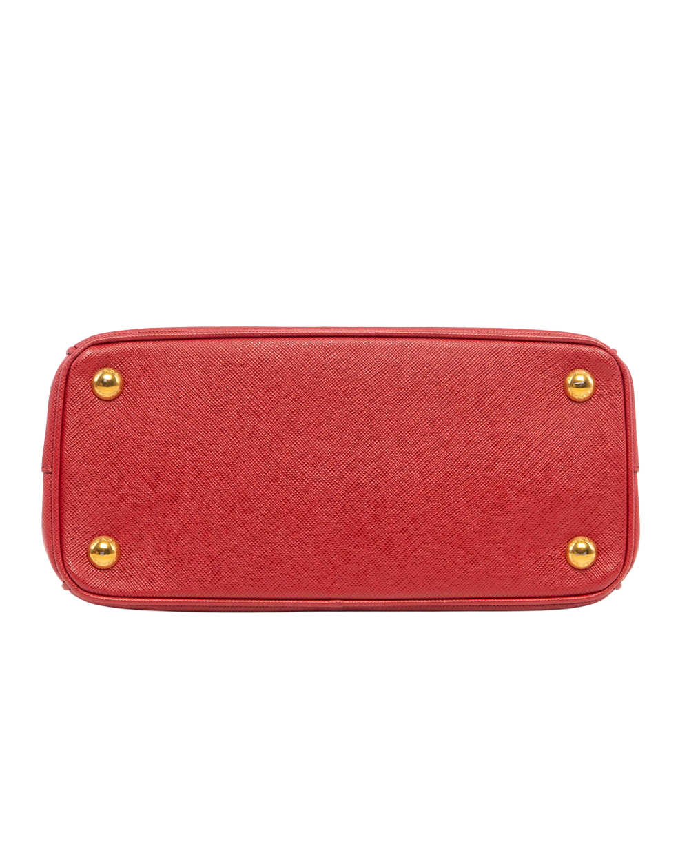 PRADA GALLERIA SMALL RED SAFFIANO GHW 2153