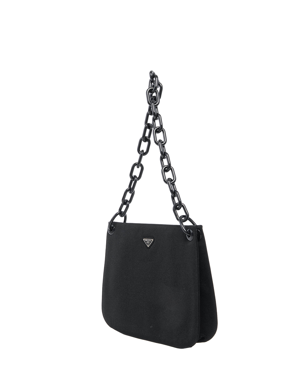 PRADA HANDBAG BLACK NYLON 0122